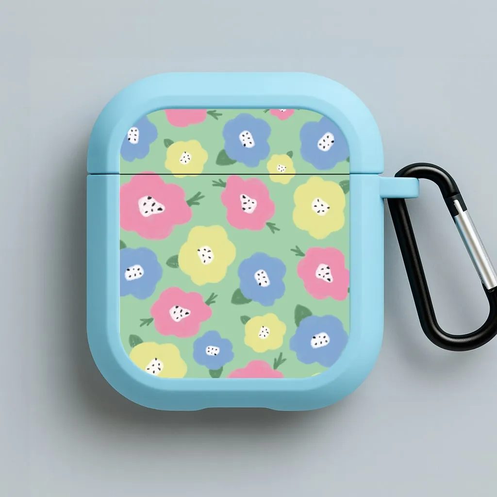 Painted Flowers - Floral Patterns AirPods Case daily use airpods case Fashion Handy Case