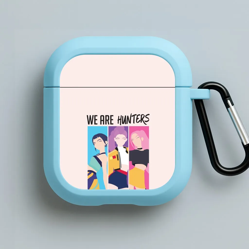 compact neon silicone travel shell We Are Hunters AirPods Case