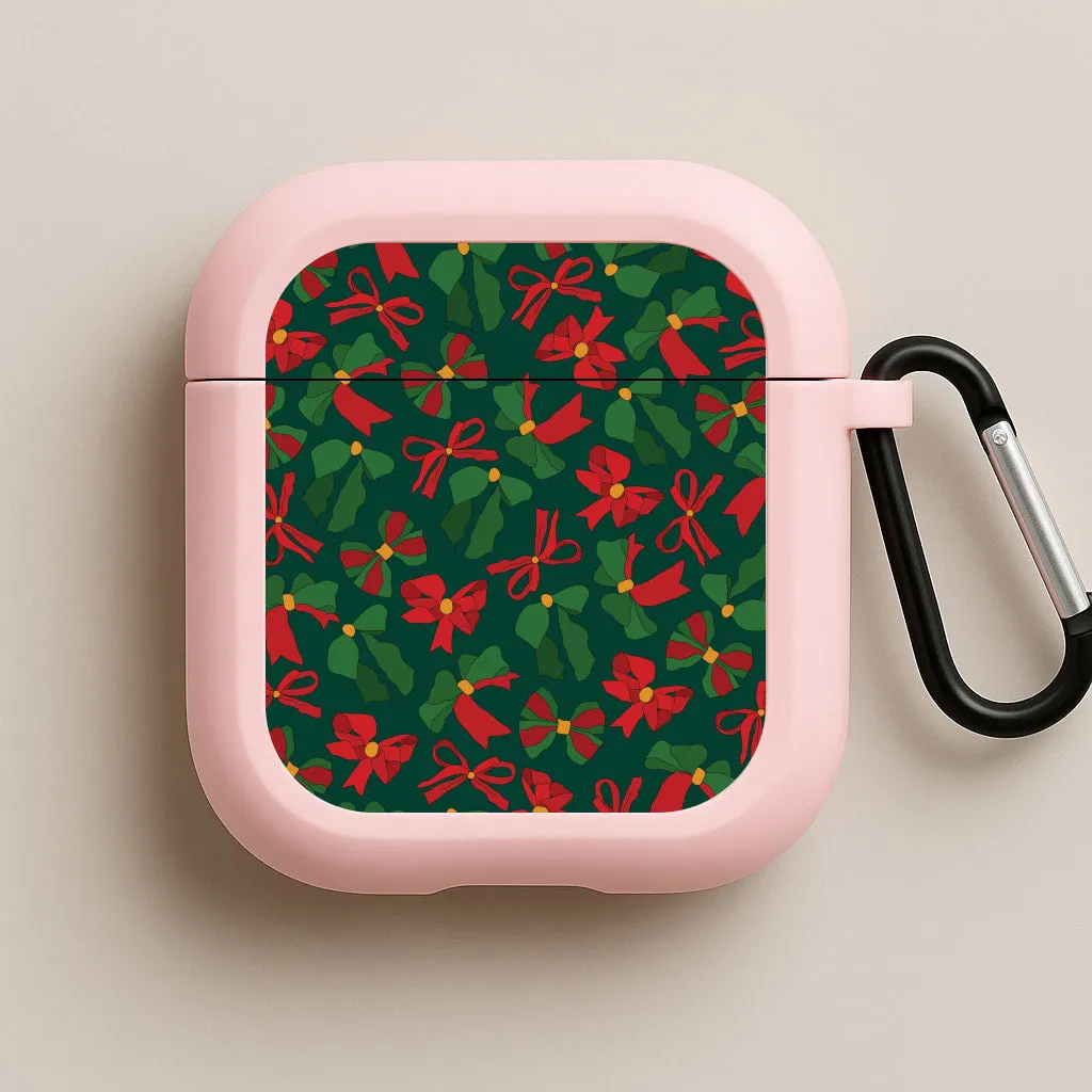 Green And Red Pattern AirPods Case premium anti scratch case