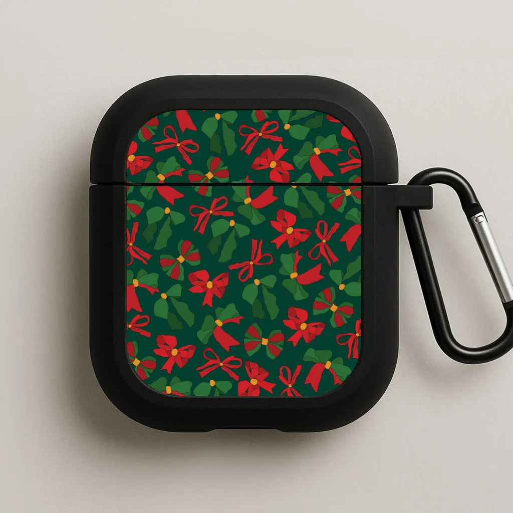 Green And Red Pattern AirPods Case durable everyday airpods case