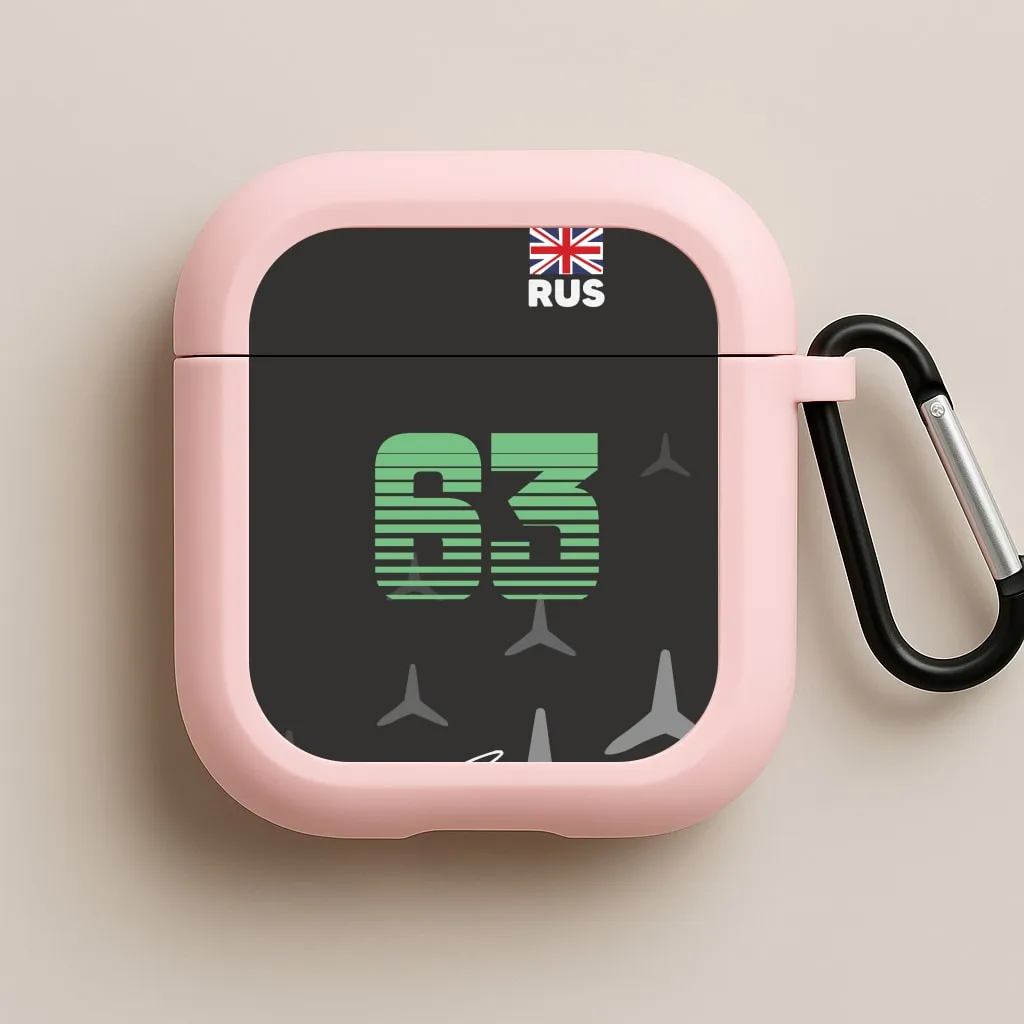 Russell - F1 AirPods Case fashion ergonomic neon pocket handmade silicone airpods case airpods case for adults