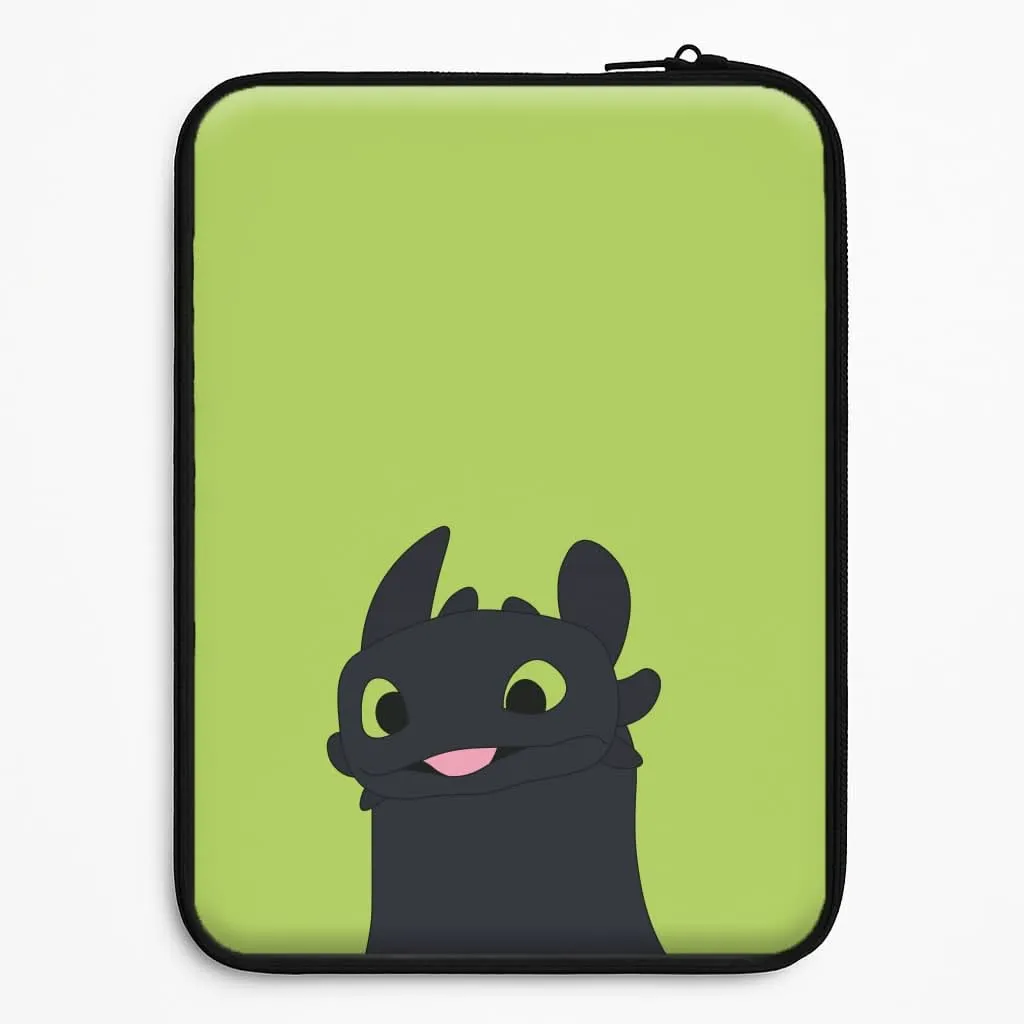 Elegant Comfort Black Fury Dragon Laptop Sleeve