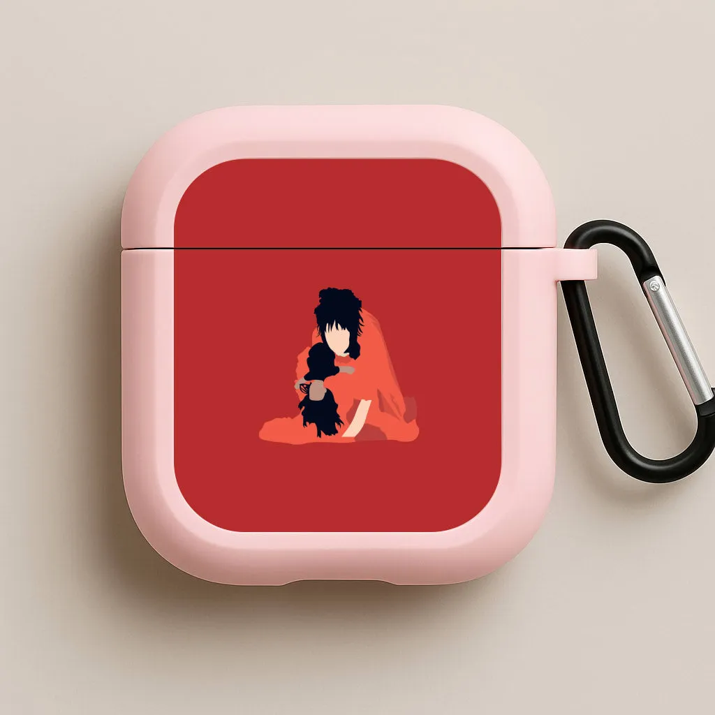 vibrant sporty silicone protector Trendy Smooth Shell Lydia - Beetle Halloween AirPods Case