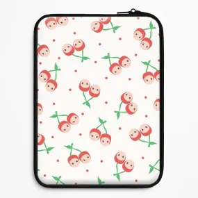 Lightweight Build Quality Comfort Layer Texture Cherry Angels Pattern Laptop Sleeve