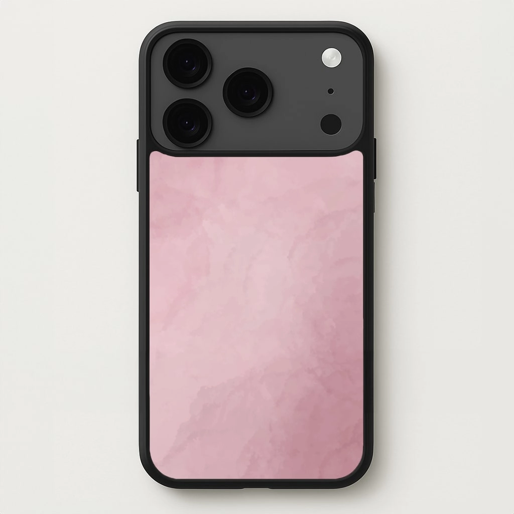Pink Powder Phone Case Light Frame Modern Design Texture