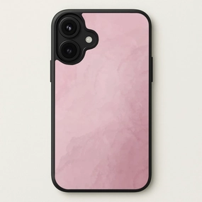 Pink Powder Phone Case Classic Texture