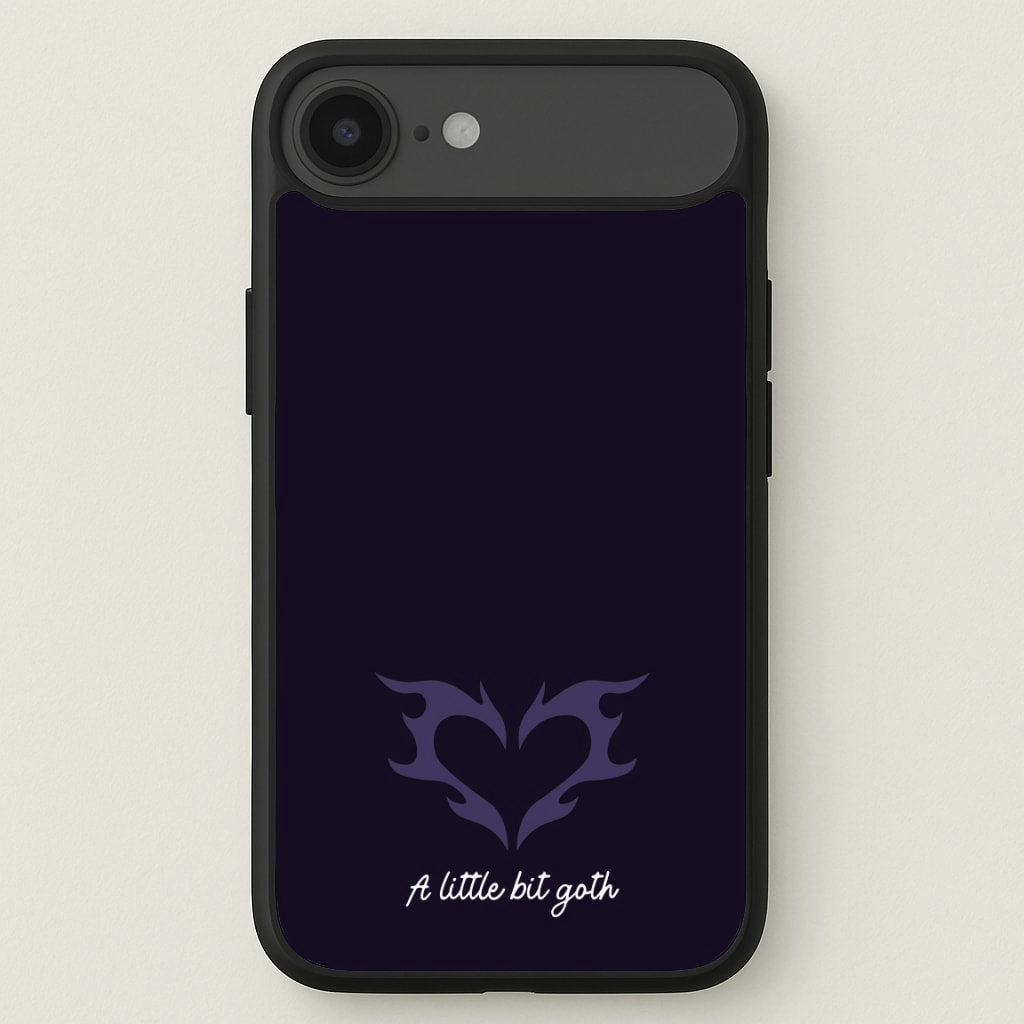 Universal Design Vivid Surface Detail A Little Bit Goth Purple Phone Case