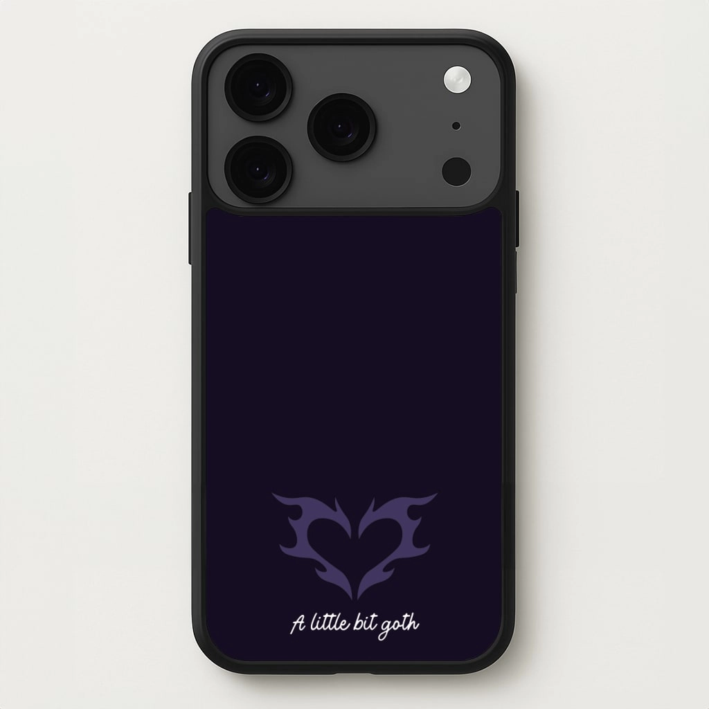 A Little Bit Goth Purple Phone Case daily protection Minimal Pattern