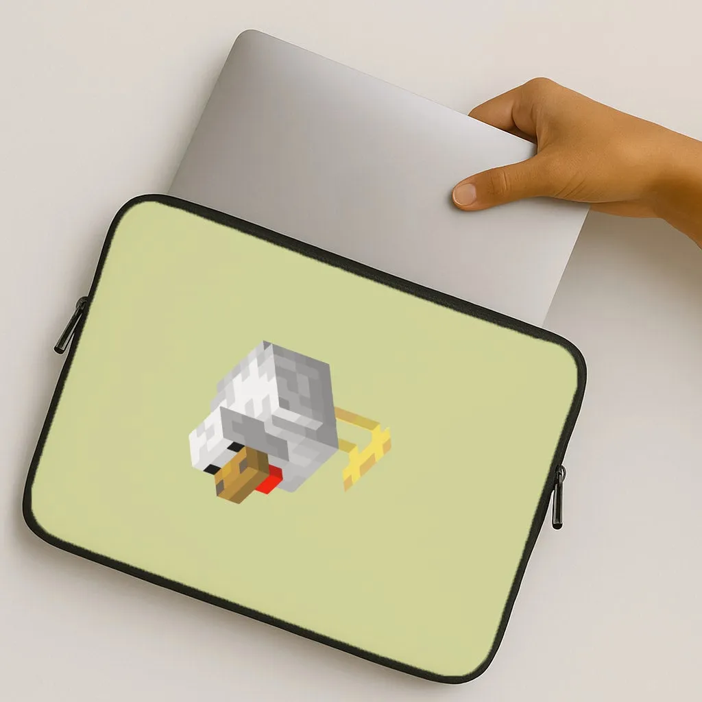 Mining Chicken Laptop Sleeve Smooth Design