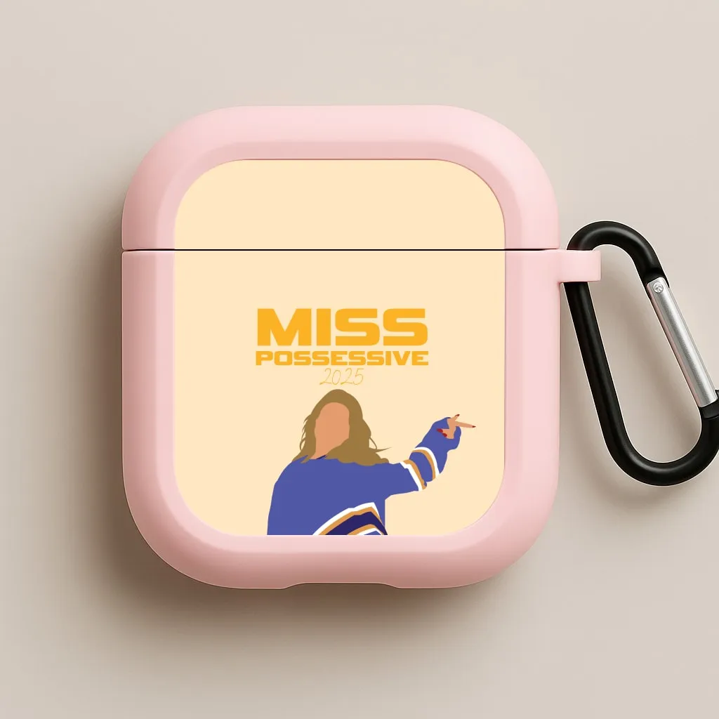 Miss Possessive 25 AirPods Case soft silicone airpods case