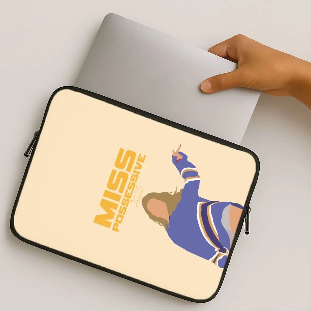 Enhanced Durability Outdoor Design Miss Possessive 25 Laptop Sleeve