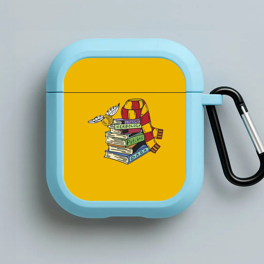 Book Stack AirPods Case Minimal Protective Organizer