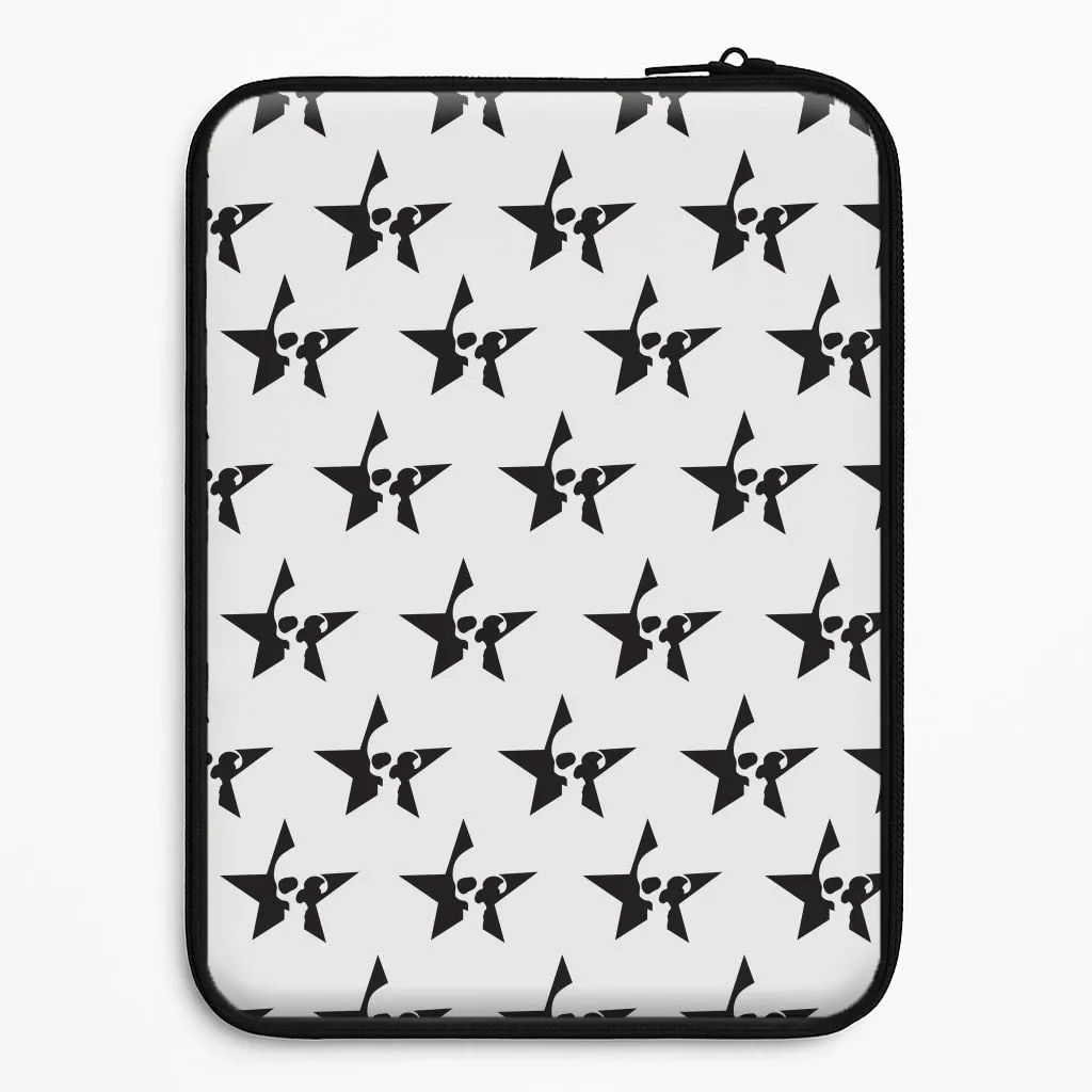 Skulls And Stars - Skate Aesthetic  Laptop Sleeve Premium Form Versatile Design