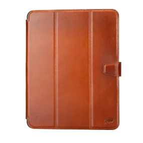 Trigon Leather Folio Case - iPad Pro 11" (1st-4th Gen), Burnished Tan digital artist pad case Smart Cover