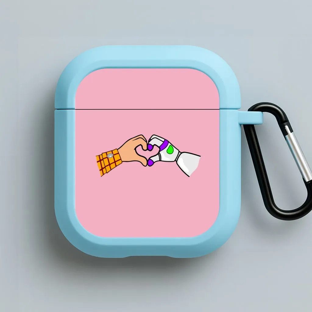 Woody And Buzz Love AirPods Case Compact Daily Holder Charging Case Sleeve
