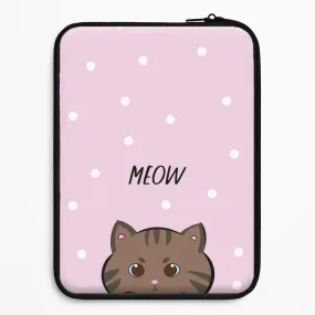 Professional Style Student Friendly Meow Purple - Cats Laptop Sleeve
