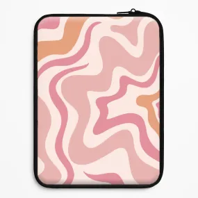 Edge Shield Everyday Comfort Pink Waves Laptop Sleeve