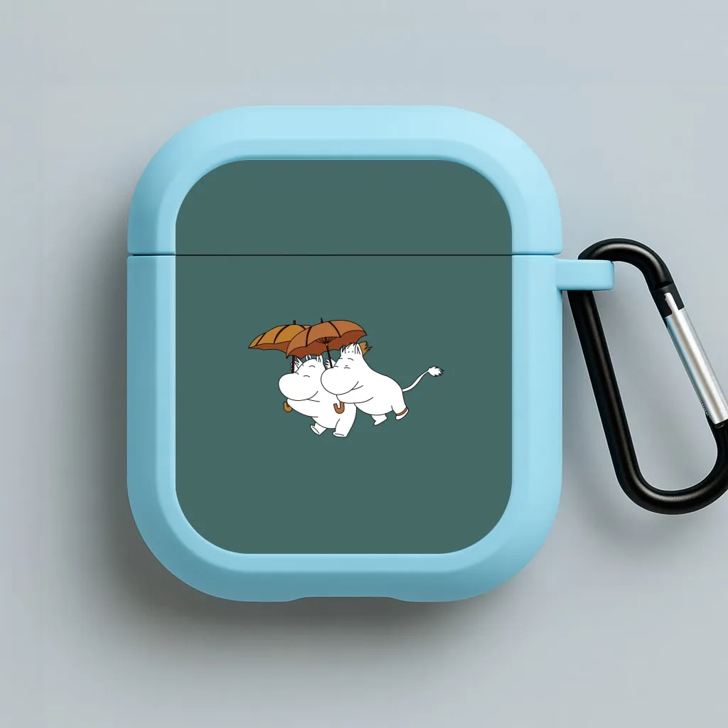 customizable silicone protector vivid ergonomic commuter airpods case Moom Umbrellas AirPods Case