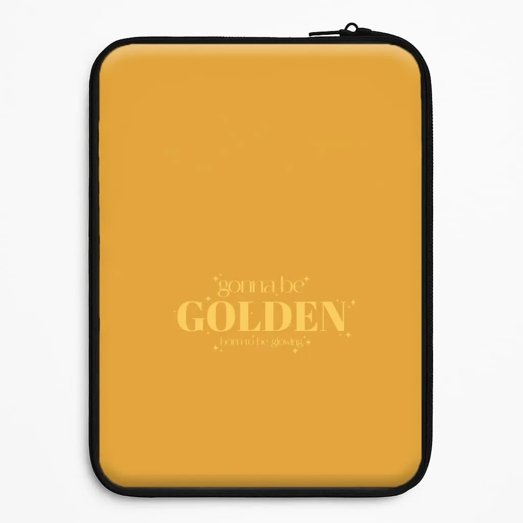 Handheld device Gonna Be Golden Laptop Sleeve