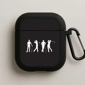 Modern Carry Accessory Golf Silhouettes AirPods Case