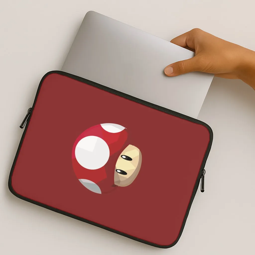 Toad - Mario Laptop Sleeve Soft touch layer