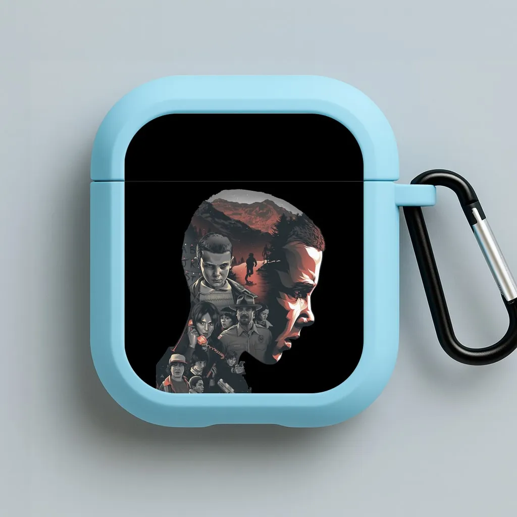 premium quality airpods case Stylish Design Case World of Upside Down AirPods Case