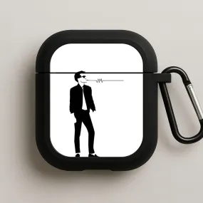 Stylish Silicone Accessory A Monkeys Silhouette AirPods Case