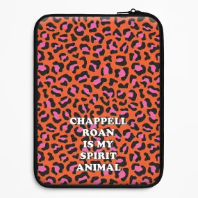 Chappell Is My Spirit Animal Laptop Sleeve Sleek Edge Design Minimal Texture Layer