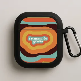 smooth matte earbuds shell Fashion Modern Shell I Wanna Be Yours AirPods Case