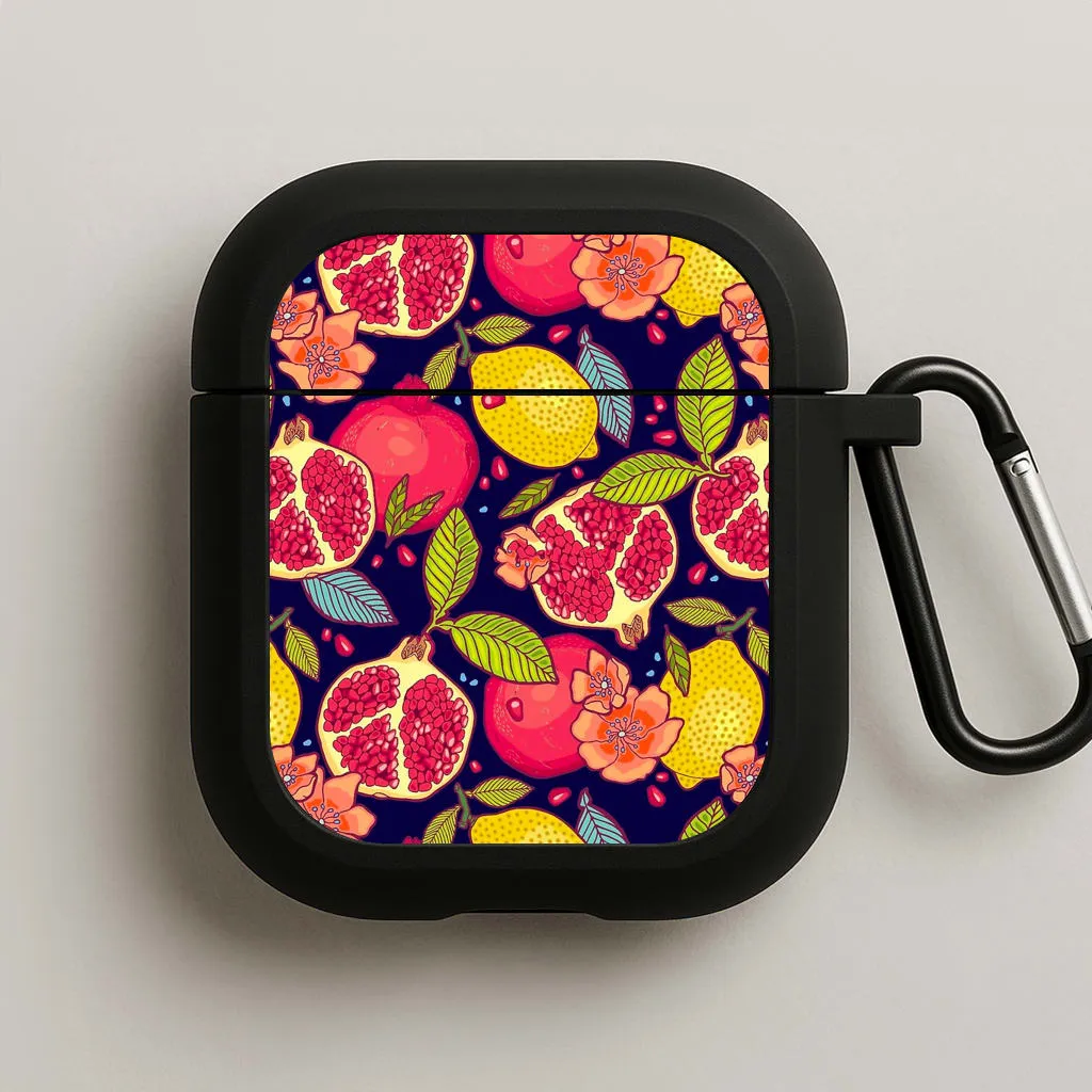 Tropical Garden Pattern AirPods Case Soft Rubber Protector minimalist sporty leather airpods protector