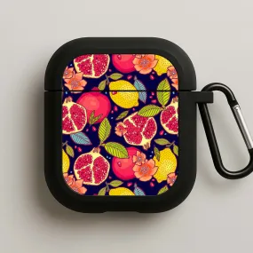 Tropical Garden Pattern AirPods Case Silicone Protective Shell portable gradient commuter handmade leather airpods case