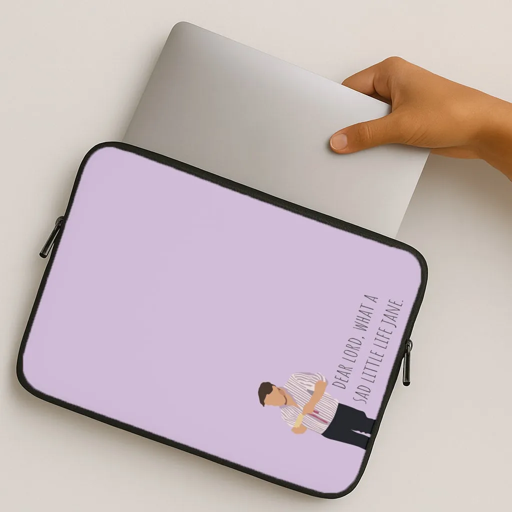 Soft Edge Smooth Pattern Sad Little Life Jane - British Pop Culture Laptop Sleeve