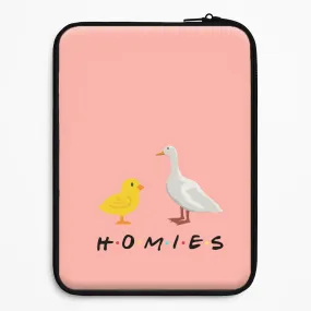 Homies Chick And Duck Laptop Sleeve Flexible Feel Travel Ready