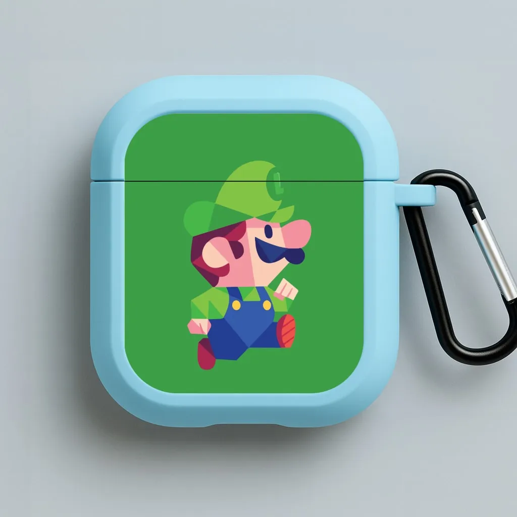 wireless lifestyle accessory Trendy Earphones Bag Running Luigi - Mario AirPods Case