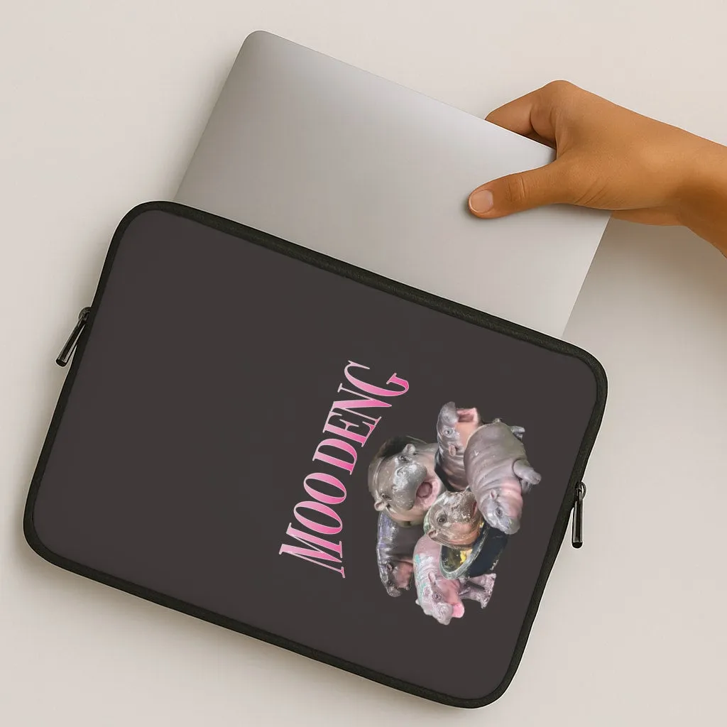 Moo Collage Laptop Sleeve Colorful Design