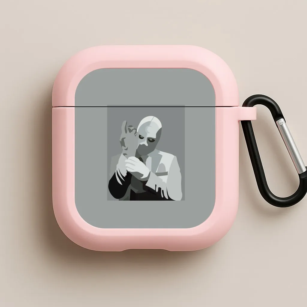 minimalist everyday airpods shell Moon knight AirPods Case