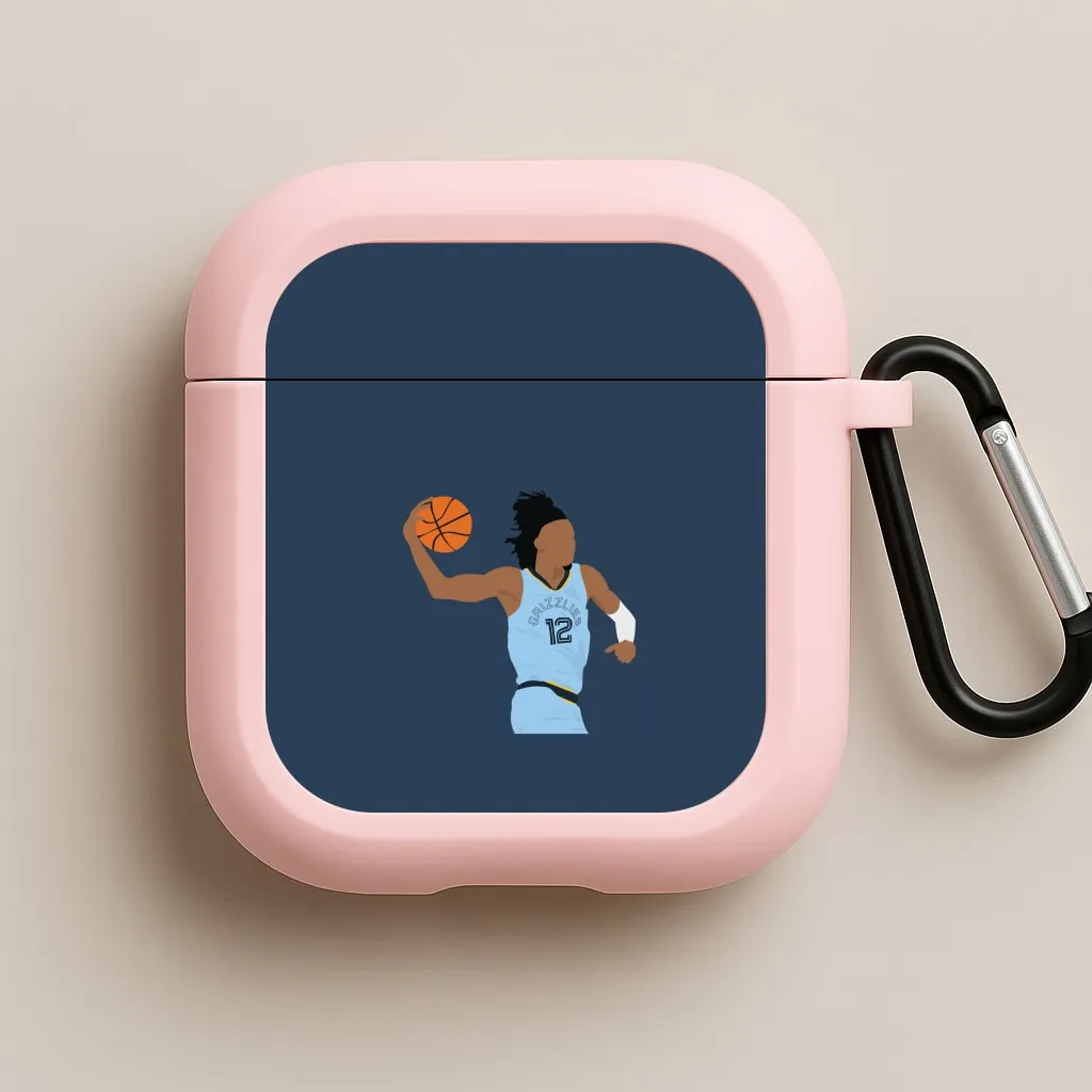 Morant - Basketball AirPods Case Durable Protective Bag eco silicone protector