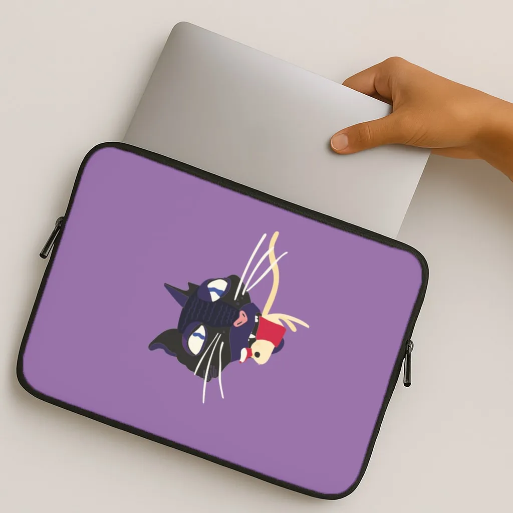 Light Touch Mouse Eating Laptop Sleeve