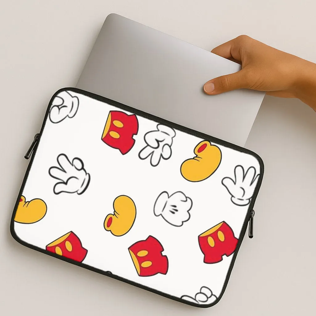 Polished Layer Shock Layer Mouse Gloves, Shorts and Shoes Laptop Sleeve