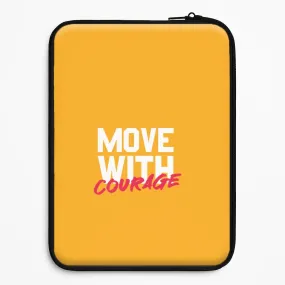 Move With Courage Laptop Sleeve Comfort Build Polished Edge