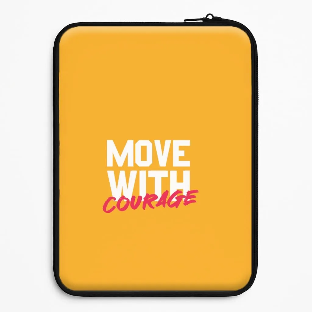 Move With Courage Laptop Sleeve Comfort Build Polished Edge