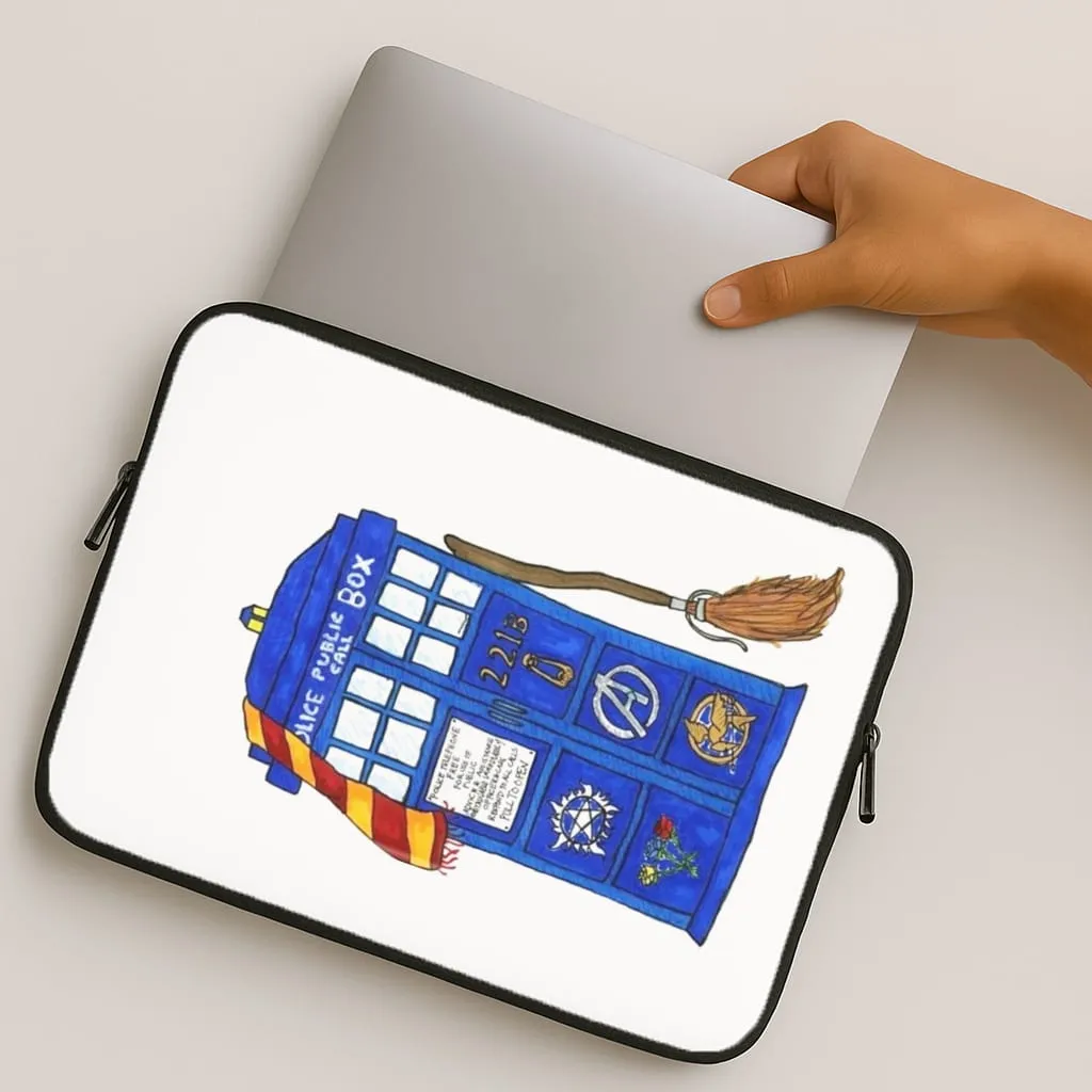 Multifandom Cartoon Laptop Sleeve Elegant Finish