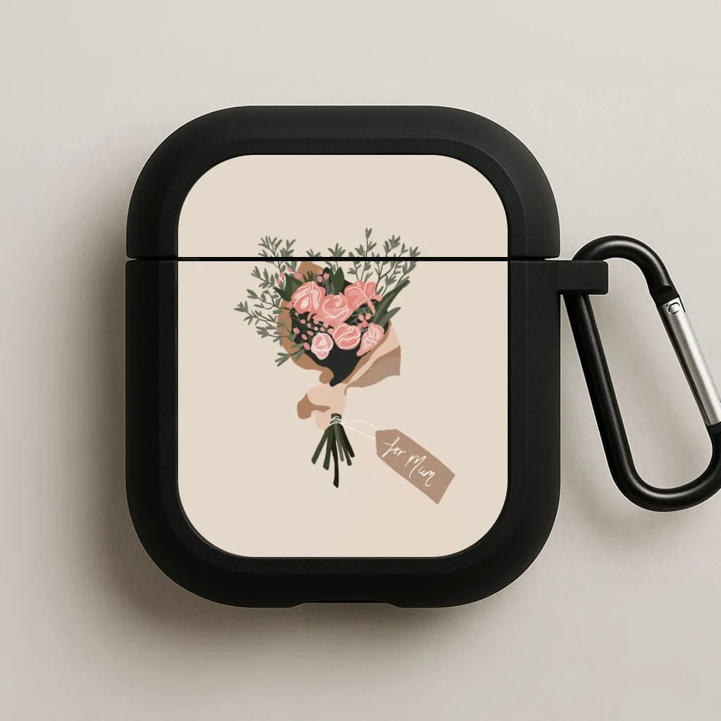 Mum Bouquet - Mother's Day AirPods Case Trendy Smooth Shell soft flexible gradient commuter protector