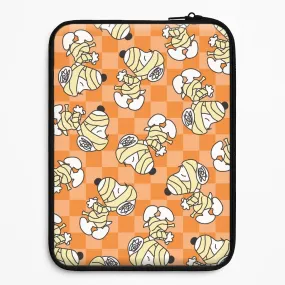 Mummy Cartoon Beagle Pattern Laptop Sleeve Elegant Edge