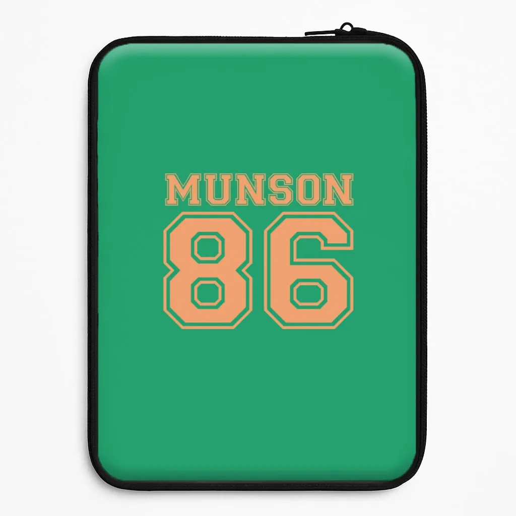 Munson 86 - Green Laptop Sleeve Refined Edge