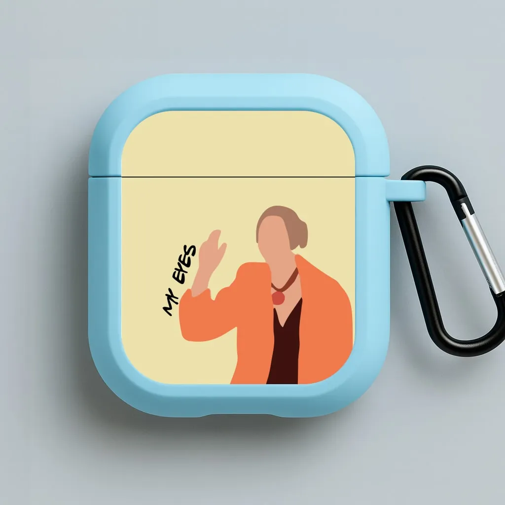 My Eyes AirPods Case soft flexible commuter travel cover clear airpods cover