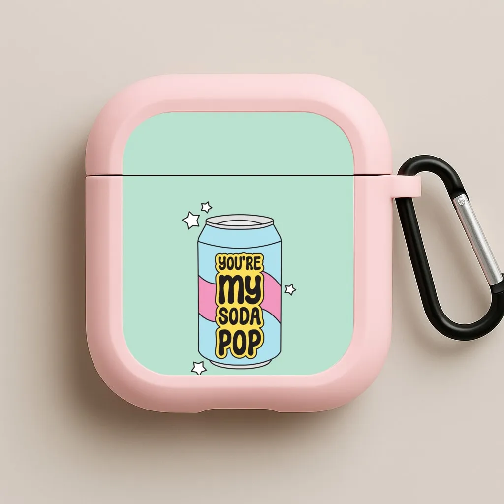 fashion daily accessory metal clasp airpods case My Soda Can AirPods Case