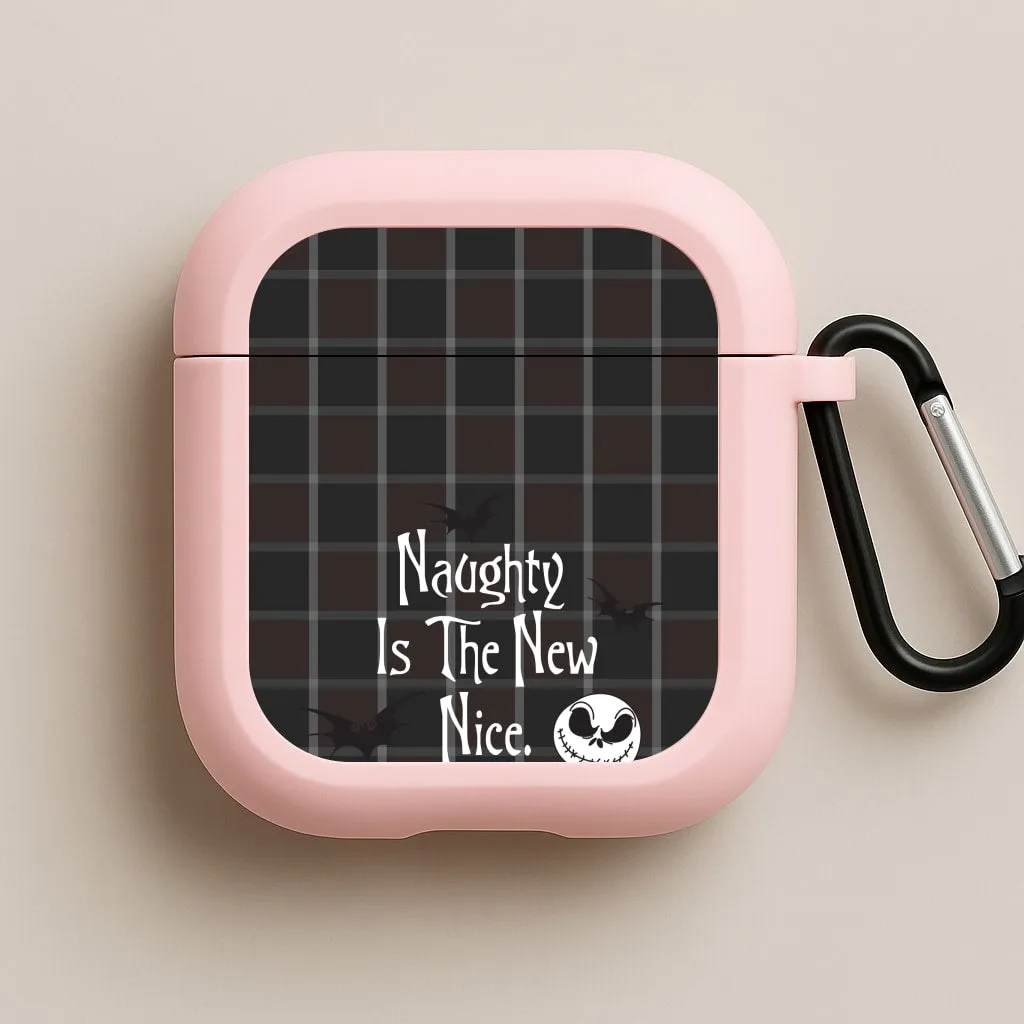 wireless earbuds portable holder Naughty Is The New Nice AirPods Case