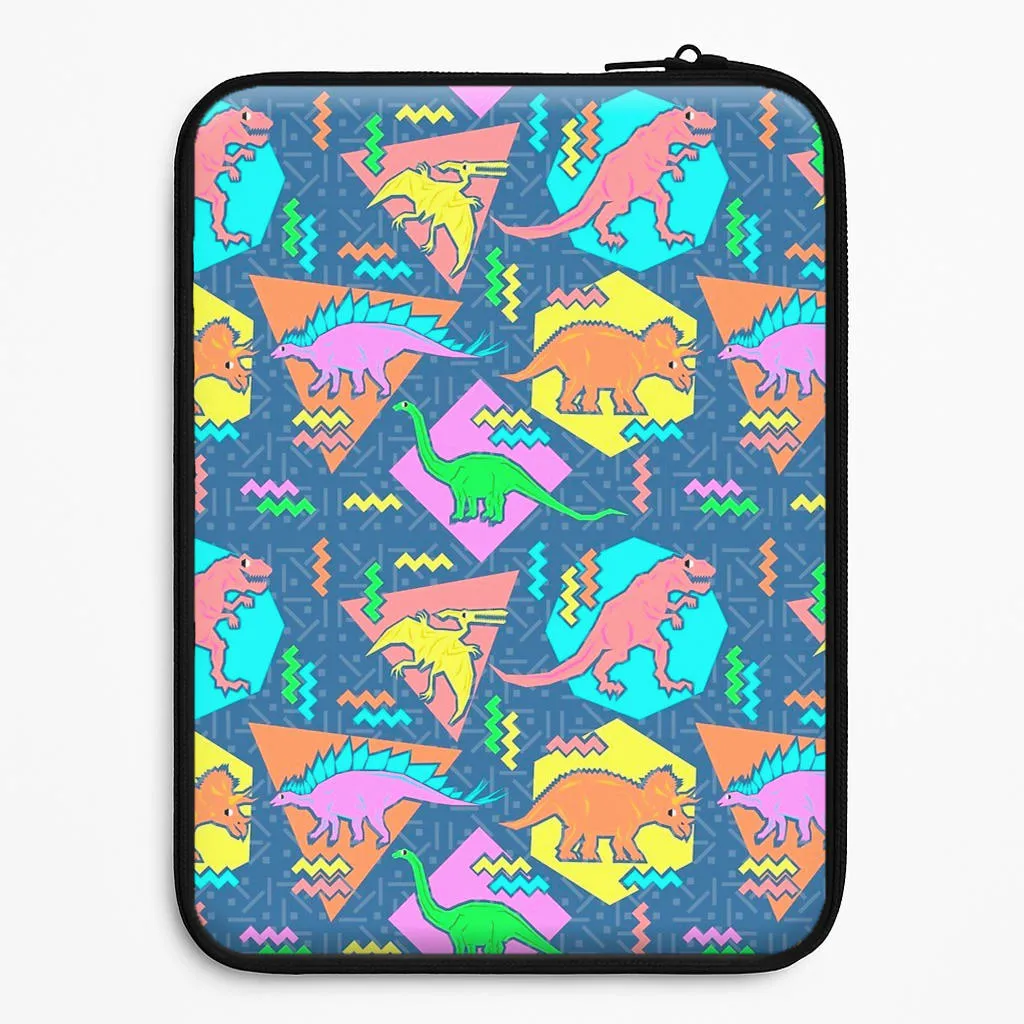 Flexible Pattern Layer Trendy Accessory Nineties Dinosaurs Pattern Laptop Sleeve