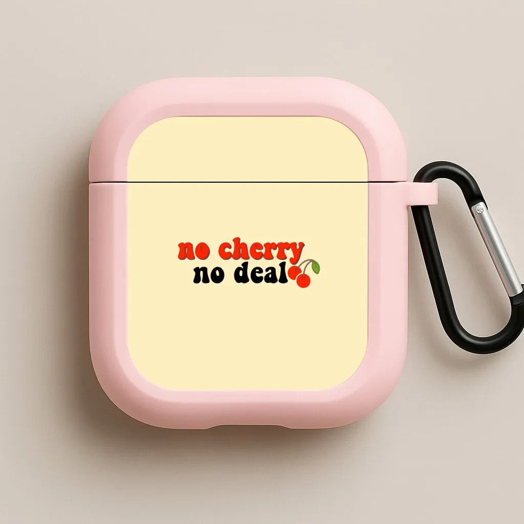 Slim Fit Protector No Cherry No Deal AirPods Case
